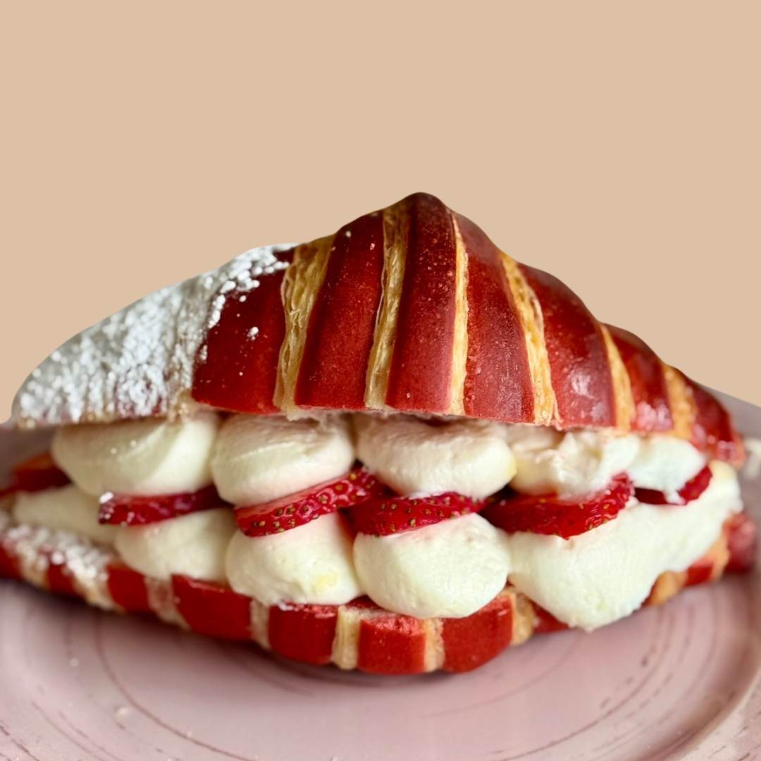 Strawberries & Cream Croissant